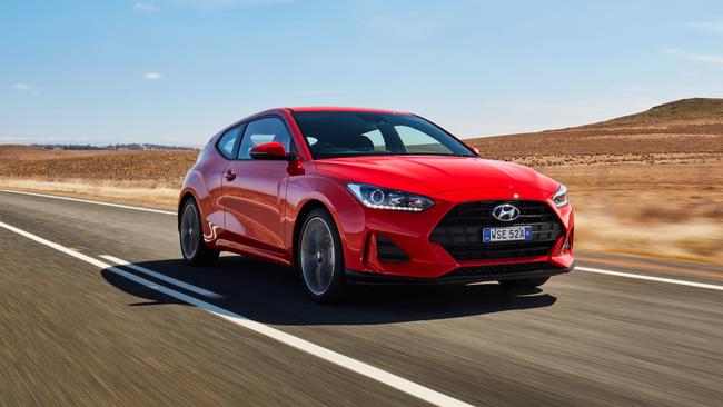 The Veloster finds the middle ground between a hatchback and sports car.