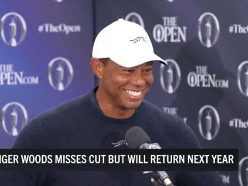 Tiger Woods misses cut, but vows to be back