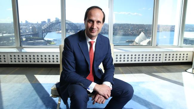 AMP chief executive Francesco De Ferrari. Picture: Britta Campion