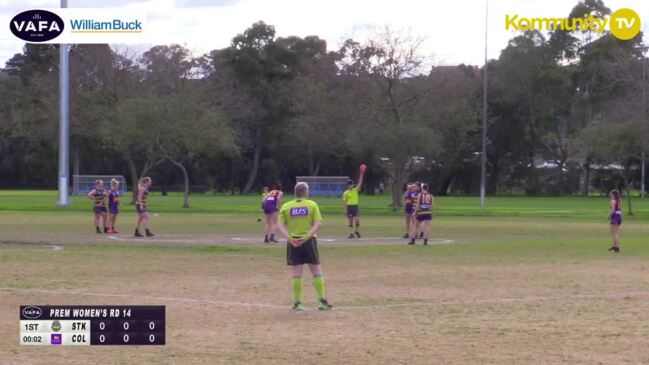 Replay: VAFA Round 14 -  St Kevin's v Collegians (Seniors - Women)