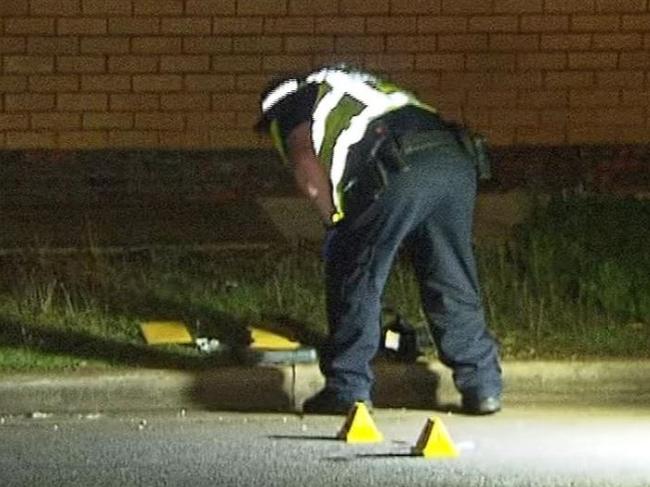 Two men have been rushed to hospital with serious injuries following a fight at an Oaklands Park house party. Police were called to Pemberton Street around 10.20pm to find a 20-year-old man with a stab wound to his back and an 18-year-old man with a stab wound to his knee. Picture: 7NEWS Adelaide