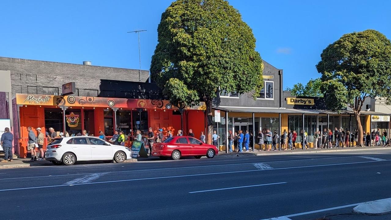 People queued for hours outside the Victorian Electoral Commission’s Geelong office in October to vote in local government elections – or more accurately, to avoid being fined.