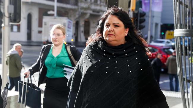 Burswood director Maryna Fewster as she heads into the Perth Casino Royal Commission. Picture; Colin Murty/The Australian.