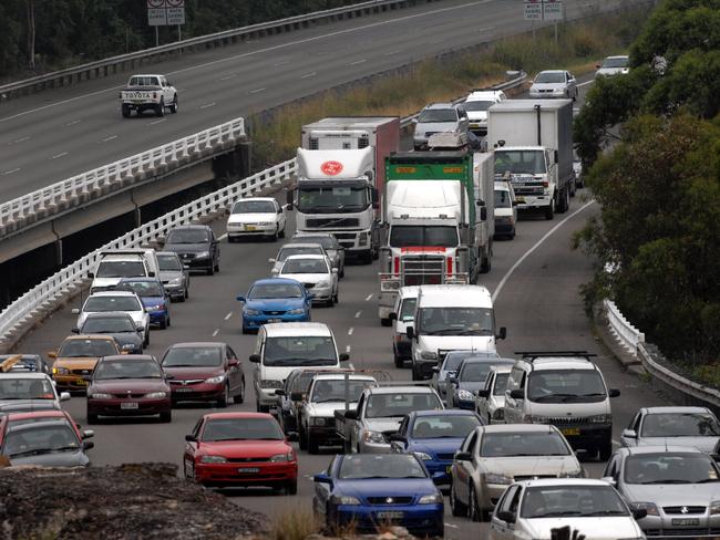 The crash on the southbound lanes of the motorway caused heavy traffic. (File photo)