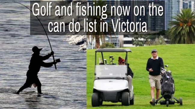 Golf and fishing now on the can do list in Victoria