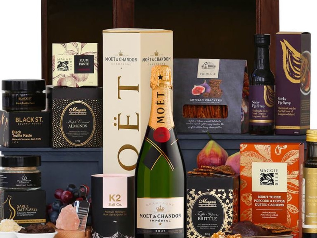 Foodies with Moet Hamper. Picture: Gifts Australia.