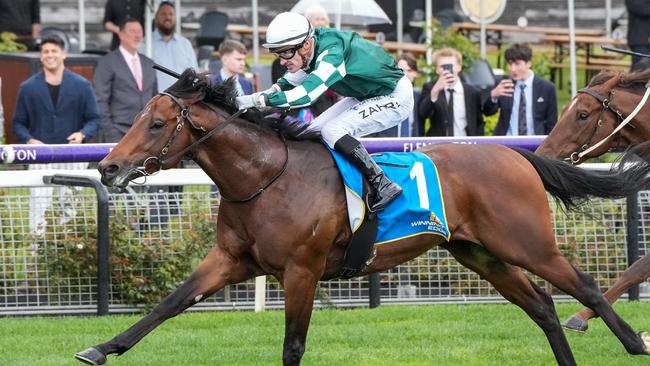 Growing Empire set to resume in the Group 1 Lightning Stakes on Saturday at Flemington. Picture: George Sal/Racing Photos via Getty Images