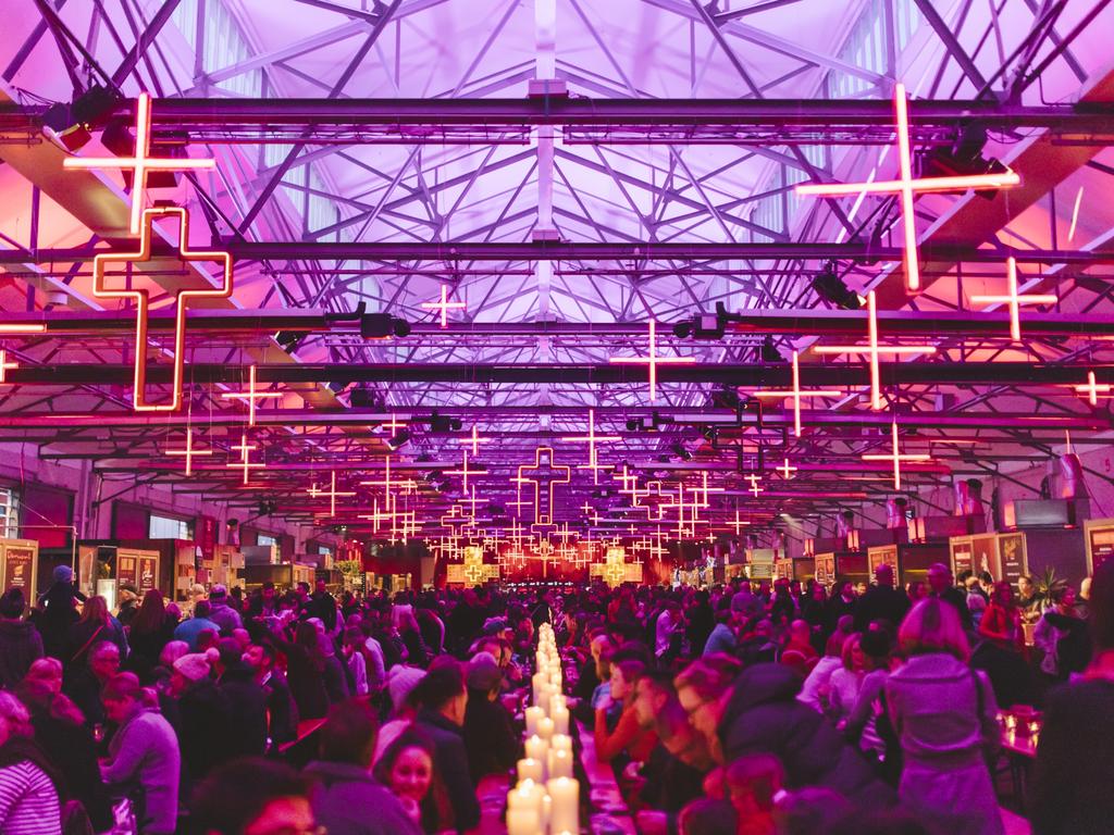 The Winter Feast is always a highlight of Dark Mofo. Picture: Dark Mofo