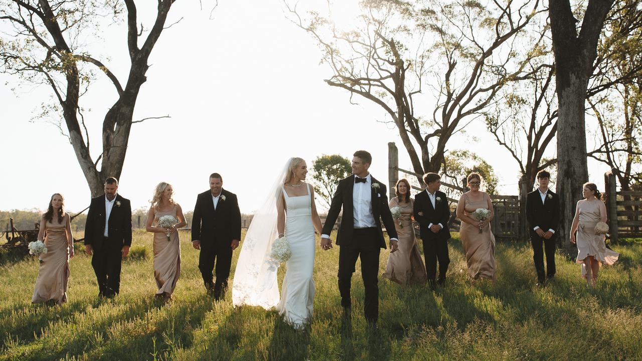 Brisbane Broncos coach Matt Ballin marries Channel 7 presenter Alissa ...