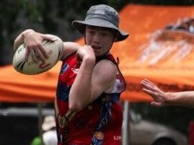 Lucas Ryan of the Canberra Brindies Touch Football team at the Junior State Cup. Picture: Canberra Brindies