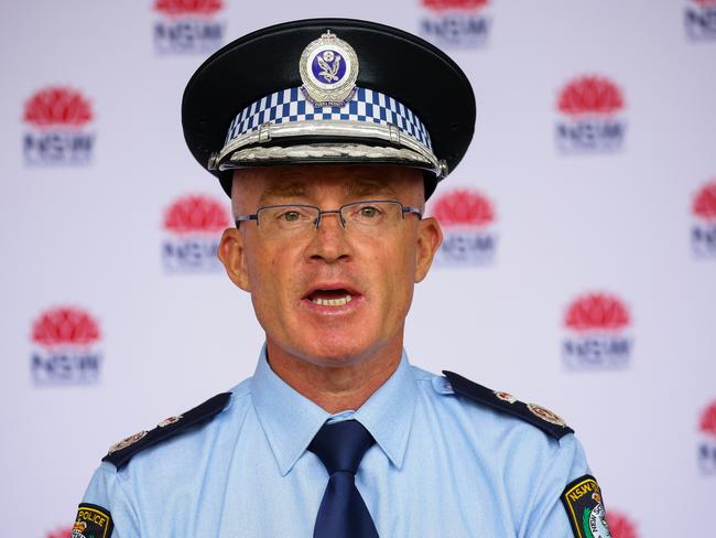 NSW Deputy Police Commissioner Mal Lanyon. Picture: NCA NewsWire/Gaye Gerard