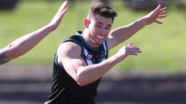 Luke Wilson in action for Laurimar. Picture: David Crosling