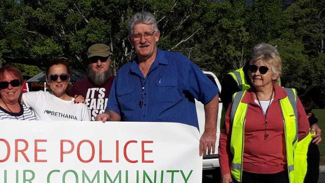 Mayoral candidate John Freeman was at the march on Sunday.