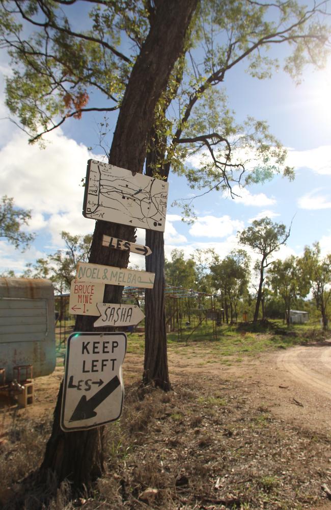 Many people live on mining claims near Rubyvale.