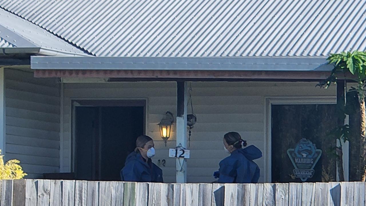 Forensic officers at the Bank Street house, Park Avenue, on Sunday, September 11, 2022.