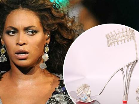 Beyonce dropped $422k on diamond shoes