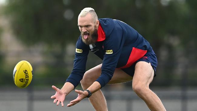 Melbourne captain Max Gawn battled a knee injury in pre-season.