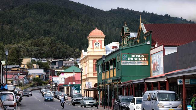 A transformation is underway in Queenstown on Tasmania’s West Coast. Picture: Peter Mathew