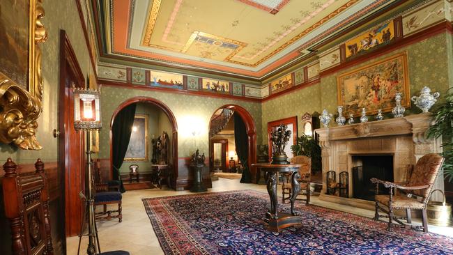 Inside the mansion. Picture: Richard Dobson