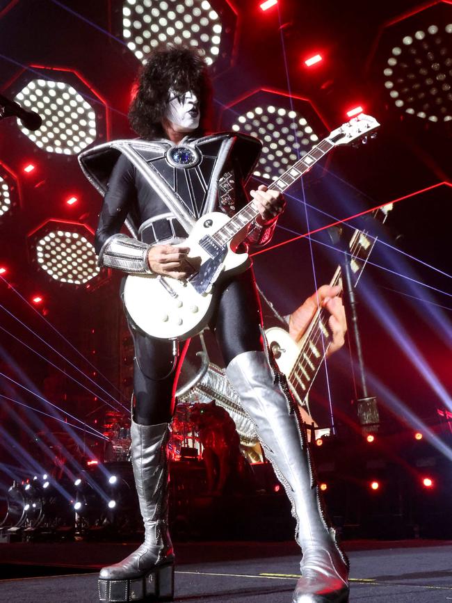 KISS play the Brisbane Entertainment Centre. Picture: Steve Pohlner