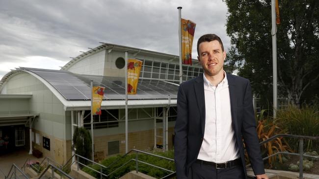 Kaspar Deane councillor Kingborough Council at Hobart Aquatic Centre. Kingborough Council are investigating the possibility of an aquatic centre. Picture: Nikki Davis-Jones