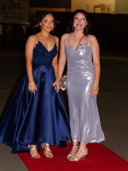 Katie Heads and Shanley Butcher at the 2023 Bundaberg State High School Formal.