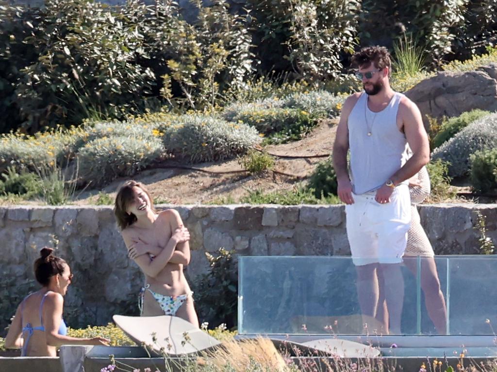 Chris and Liam Hemsworth s wild A list party in Mykonos news