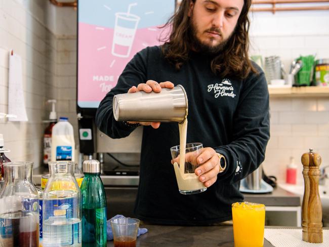 Owner of popular Brighton cafe C.R.E.A.M, Josh Rivers. Photo: Morgan Sette/AAP