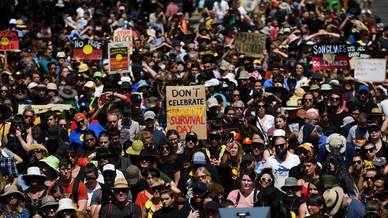 Invasion Day protests have grown in popularity.