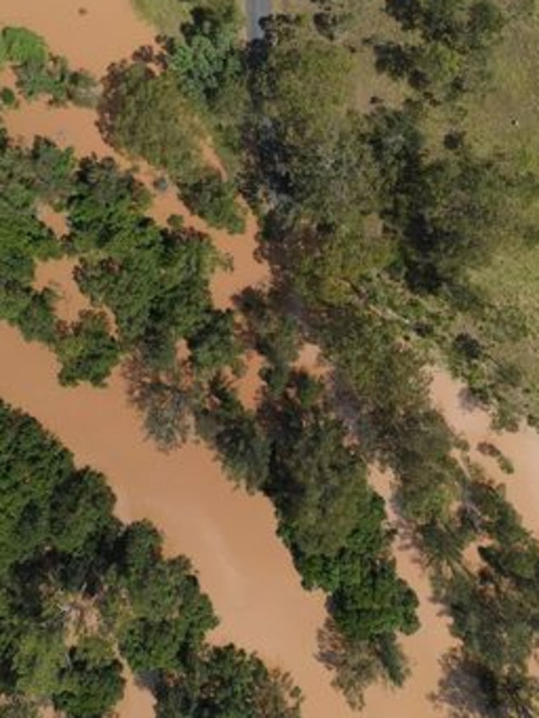 Coutts Crossing floods. Picture: Sharn Domatas