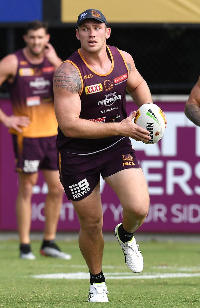 Brisbane Broncos player Matt Lodge is in line to captain the Broncos. Picture: AAP Image/Dan Peled