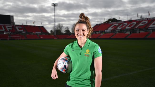 Australian Matildas defender Jenna McCormick. Picture: AAP Image/David Mariuz