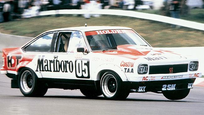 Peter Brock in his Holden Torana, winning the 1979 Bathurst 1000