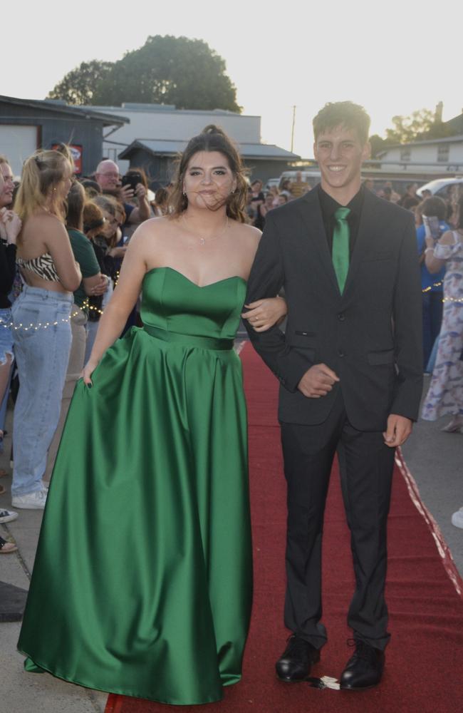 Warwick State High School graduates (from left) Jessica and Ryan at Warwick RSL on November 17, 2023. Photo: Jessica Klein