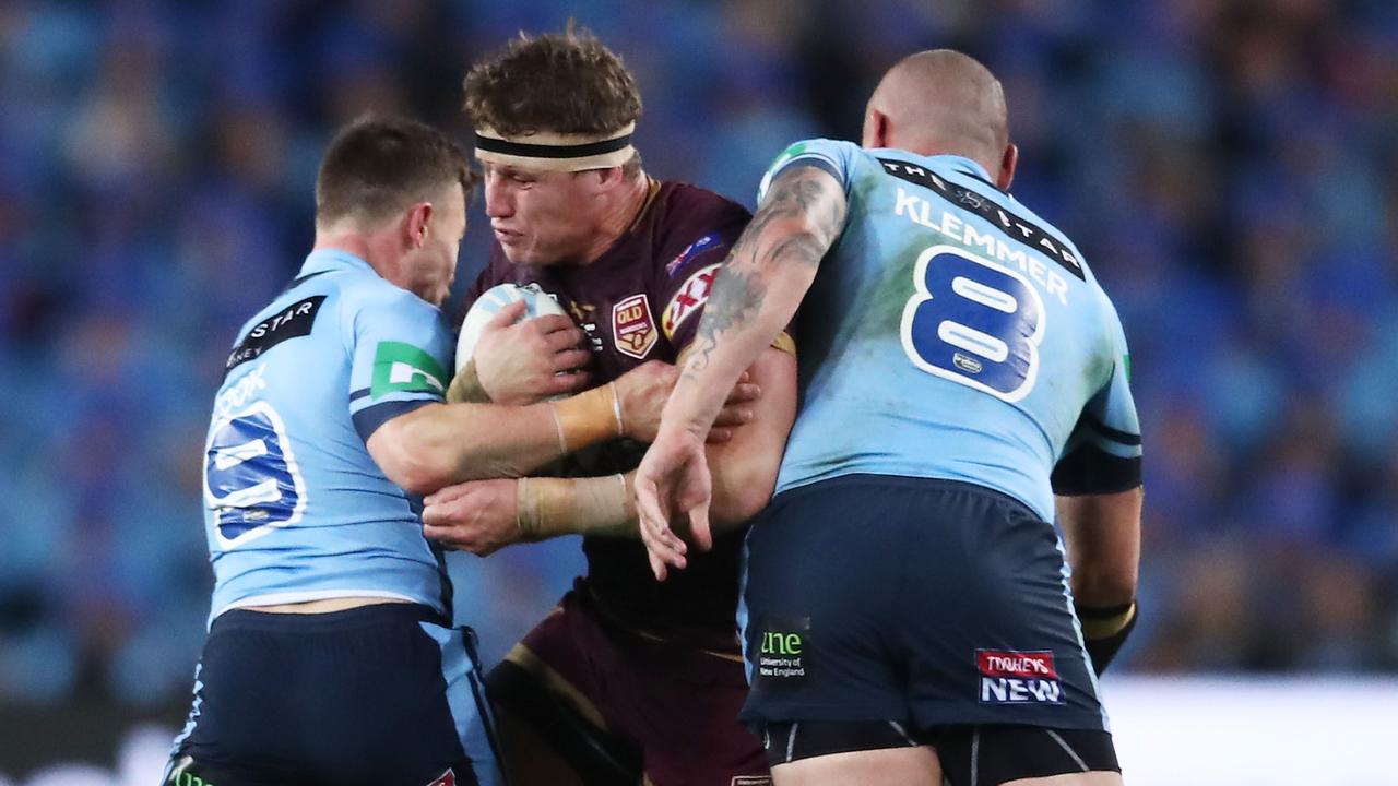 Jarrod Wallace managed only 41 metres in State of Origin II. (Photo by Matt King/Getty Images)