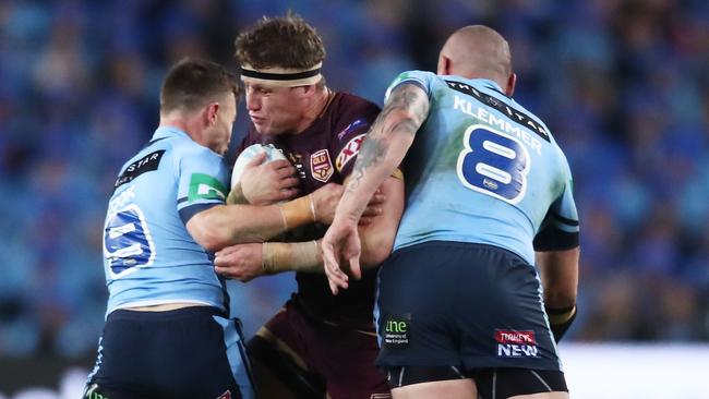 Jarrod Wallace managed only 41 metres in State of Origin II. (Photo by Matt King/Getty Images)