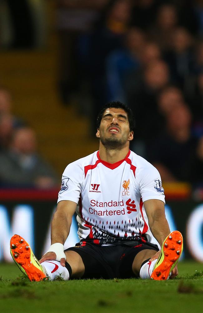 Luis Suarez was gutted.