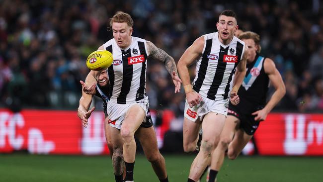 McCreery will play in his second consecutive preliminary final on Friday night. Picture: James Elsby/AFL Photos via Getty Images