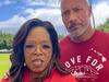 Oprah and the Rock roasted over video