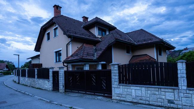 The house in Črnuče where Russian spies, Artem Viktorovich Dultsev and Anna Valerevna Dultseva, lived. Picture: Matjaz Krivic for The Wall Street Journal