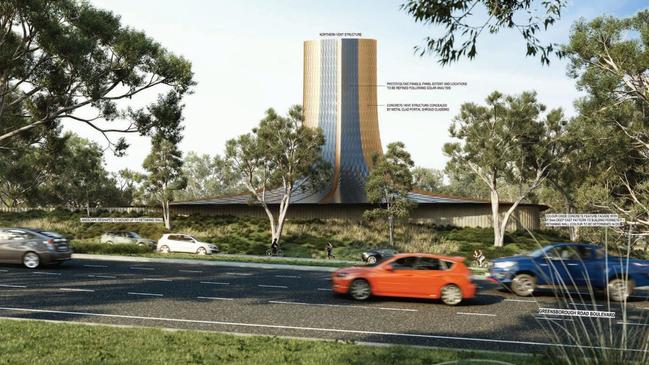 The council says the ventilation tower is four storeys higher than the tallest building in Boroondara