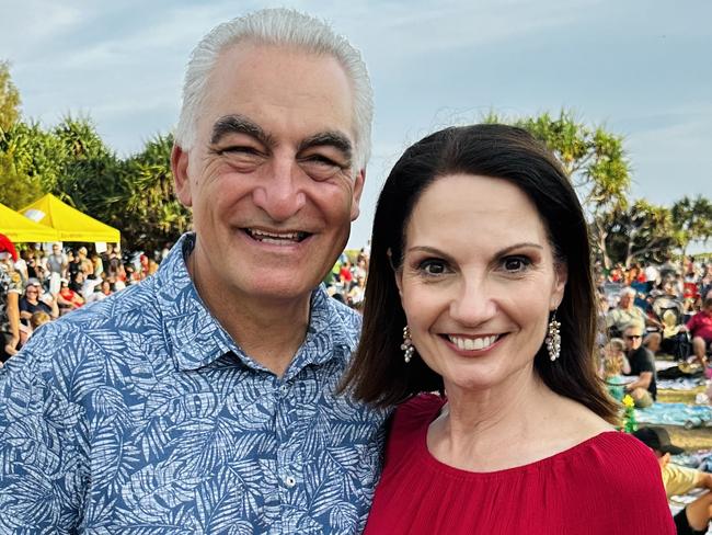 Cr Joe Natoli and Rosanna Natoli are both running for Sunshine Coast Council at the 2024 local government election in March.