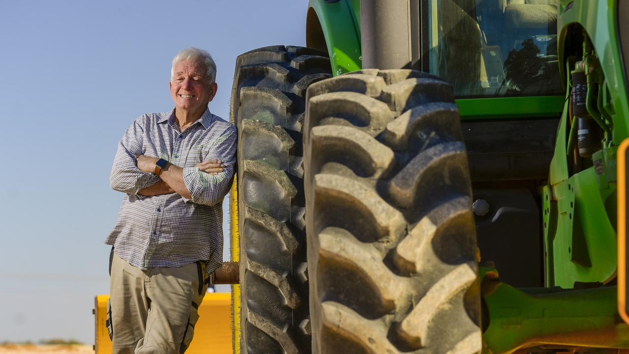 Farmer John Lush recognised for service to the grains industry, local government and the community. Picture: Roy VanDerVegt