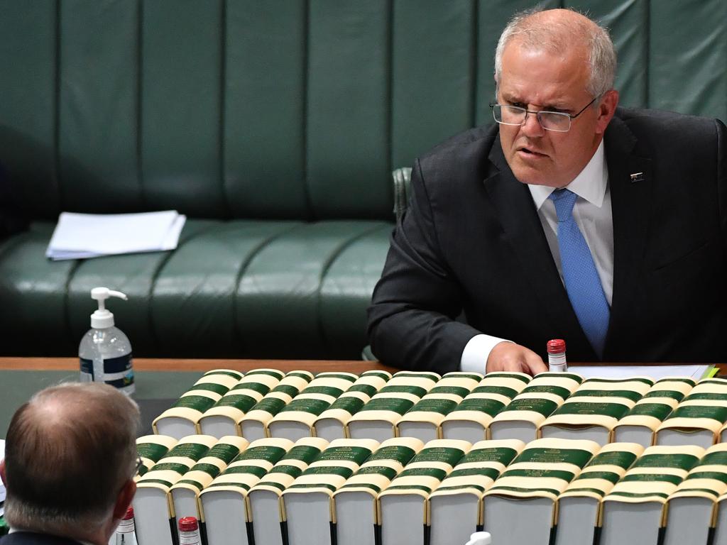 The Labor leader has warned Scott Morrison he faces a ‘heavyweight title fight’ over worker rights at the next election. Picture: Sam Mooy/Getty Images