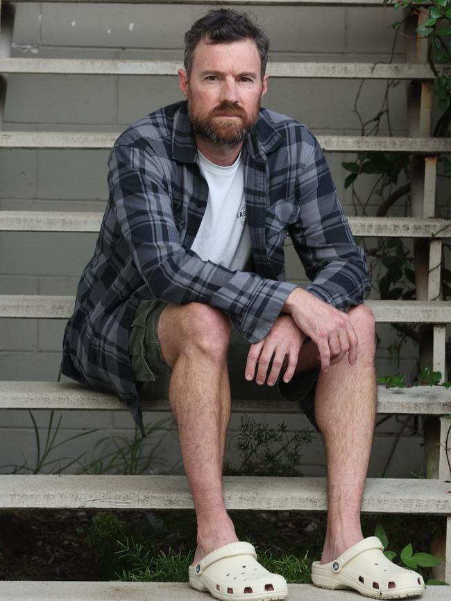 Dan Norris founded one of the Gold Coast's best-known beer brands - now he is saddled with debt and living at his Labrador home which he fears he might lose. Picture: Annette Dew