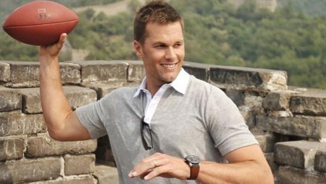 Tom Brady is in China to promote Under Armor.