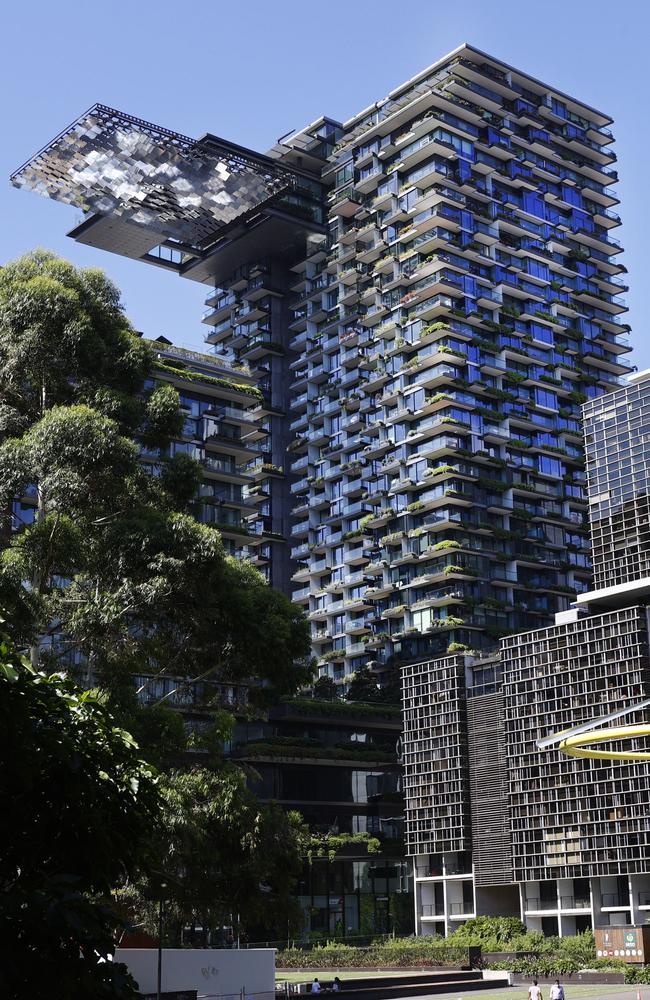 The high rise at1 Central Park in Ultimo. Picture: Richard Dobson