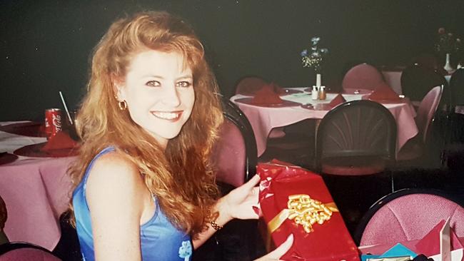 Janine Vaughan at her 30th birthday party.