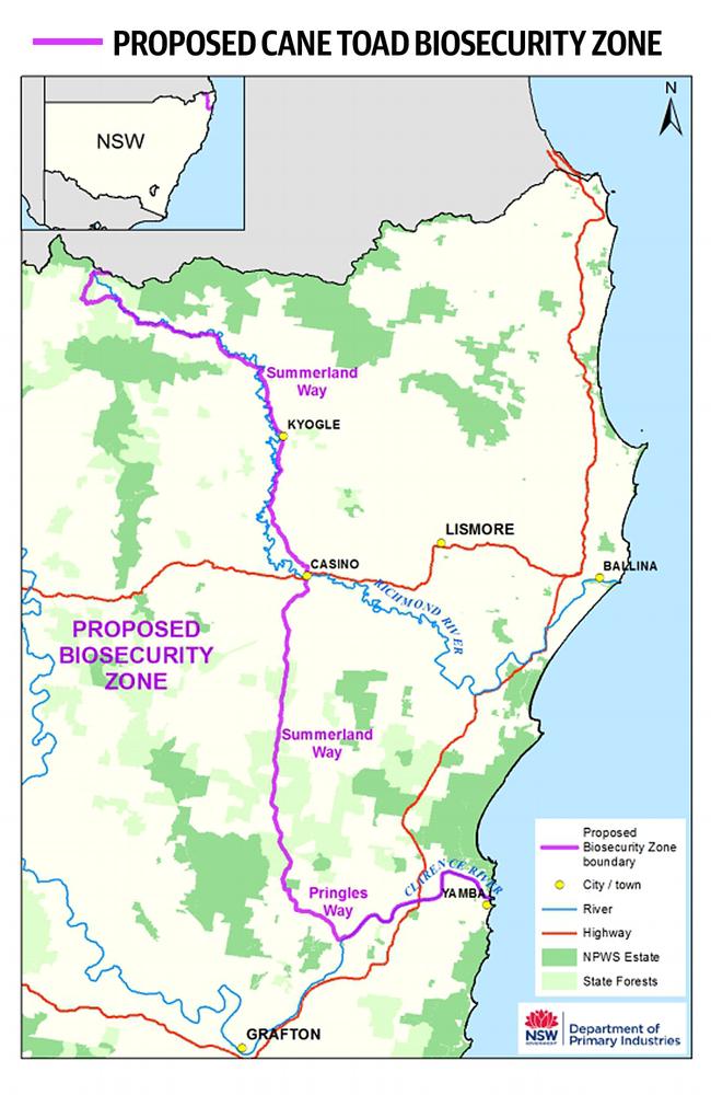 The parts of NSW involved in the new scheme.