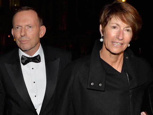 Tony Abbott’s wife, Margie, has had a lumpectomy. Picture: David Dyson